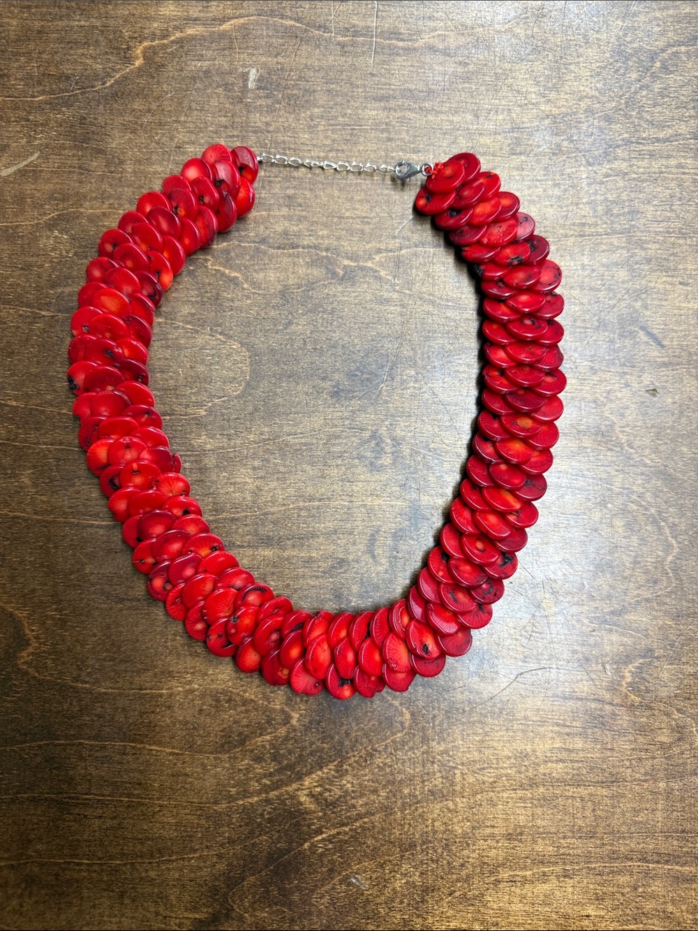 18 “ Red Coral Necklace